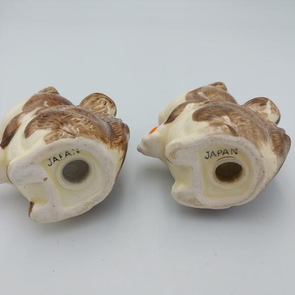 Vintage Ceramic Squirrel Salt and Pepper Shakers - Picture 4 of 5